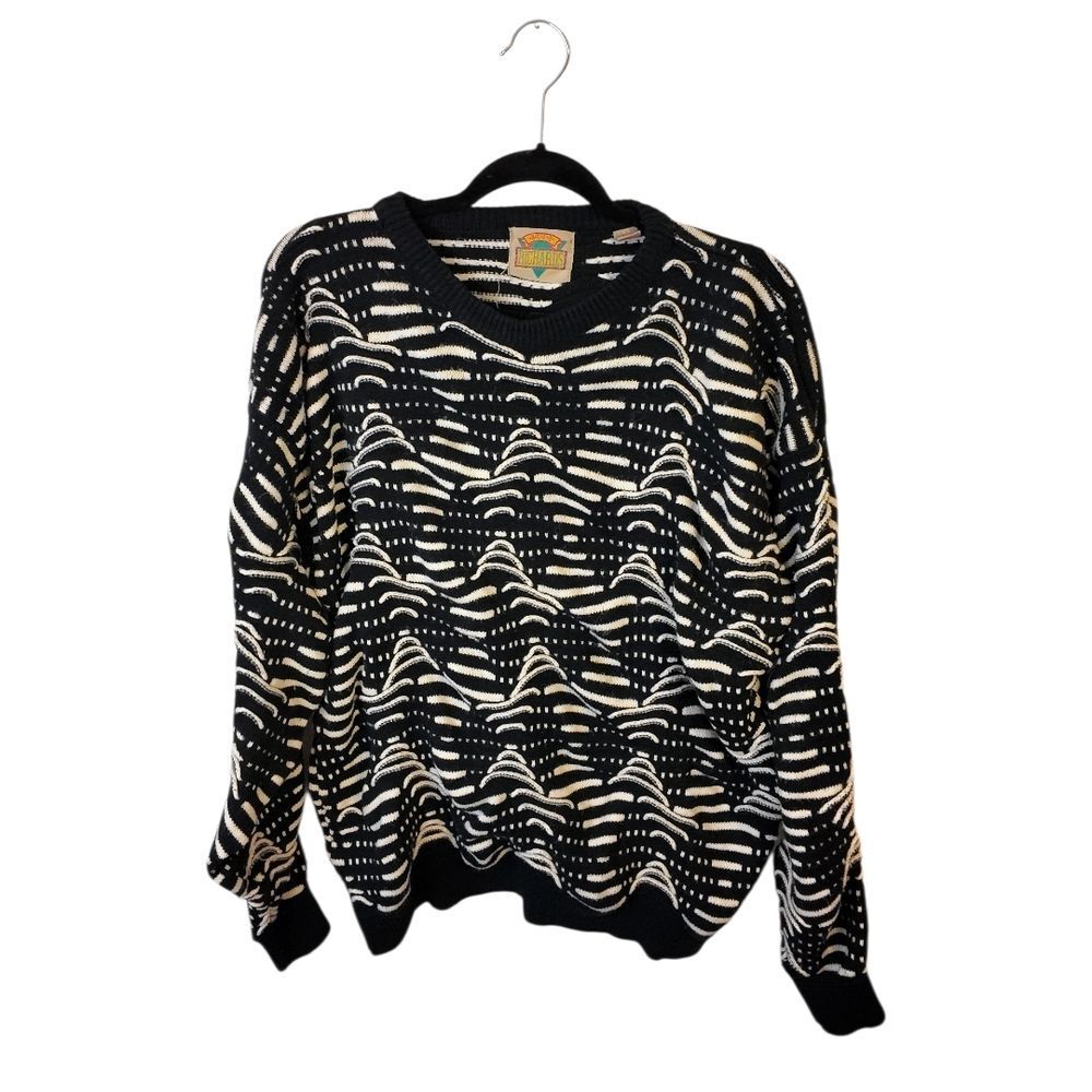 Vintage Brad Richards Acrylic Knit Sweater Size XL